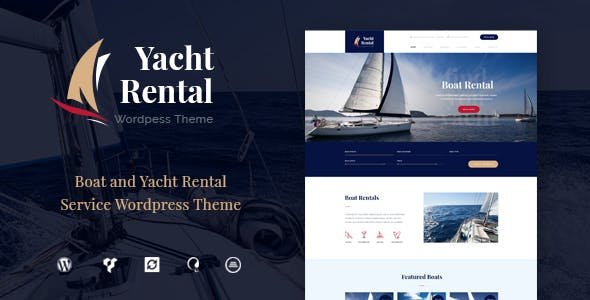 Yacht and Boat Rental Service – WordPress Theme